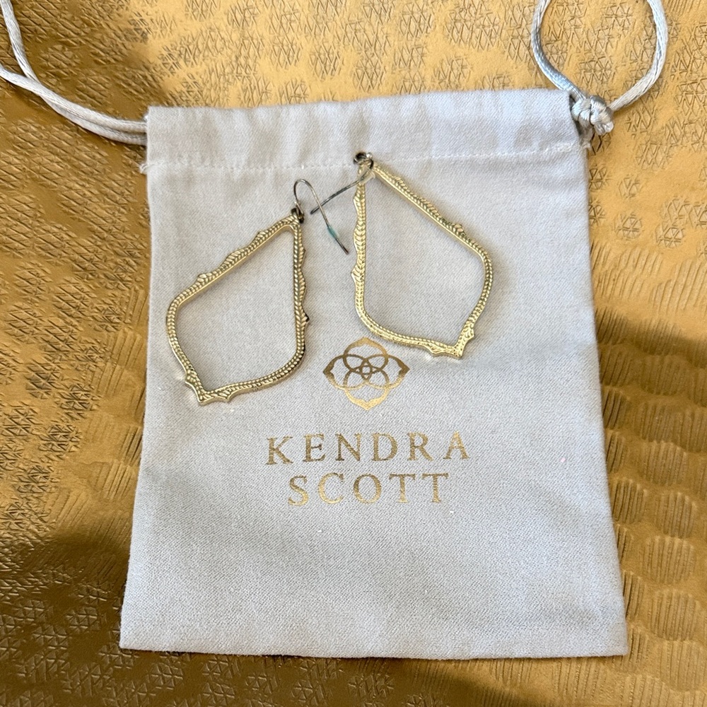 Kendra Scott Gold Drop Earrings